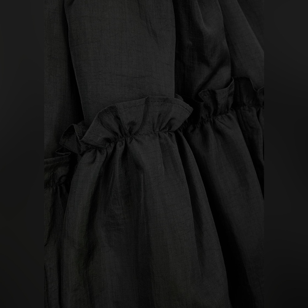 BRØGGER Olive Ruffle-Trimmed Ripstop Shell Top - Picture 2 of 8